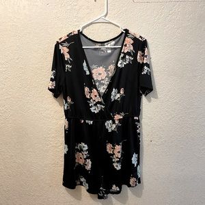 Size 0XL Floral Romper